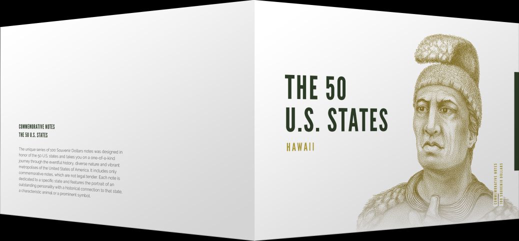 Souvenirschein 100 Dollar Hawaii - The Aloha State