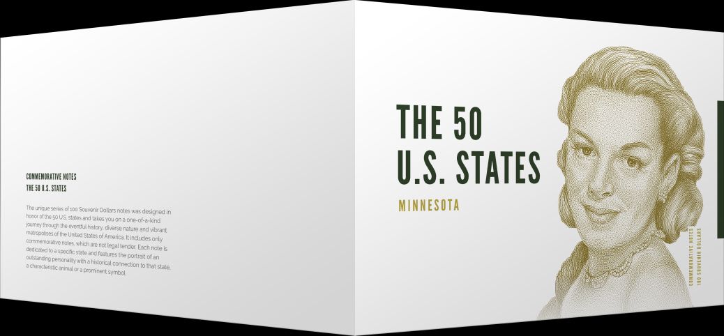 Souvenirschein 100 Dollar Minnesota - Das Land der 10.000 Seen