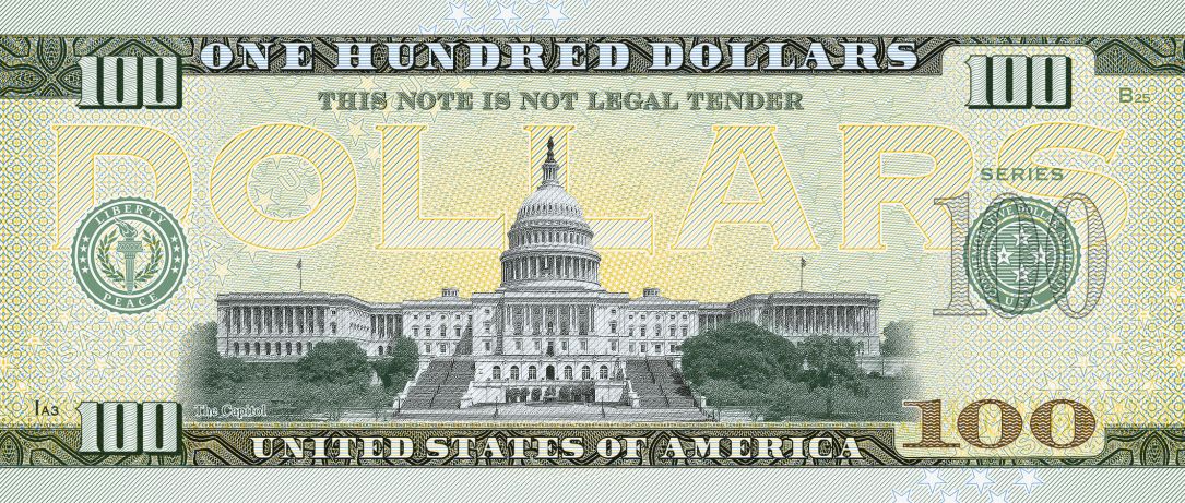 Souvenir note 100 dollars Arkansas - The Natural State