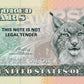 Souvenir note 100 dollars New Hampshire - The White Mountain State