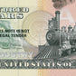 Souvenir note 100 Dollar Utah - The last piece of the puzzle of the transcontinental railroad