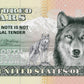 Souvenir note 100 Dollar Alaska - The largest exclave in the world