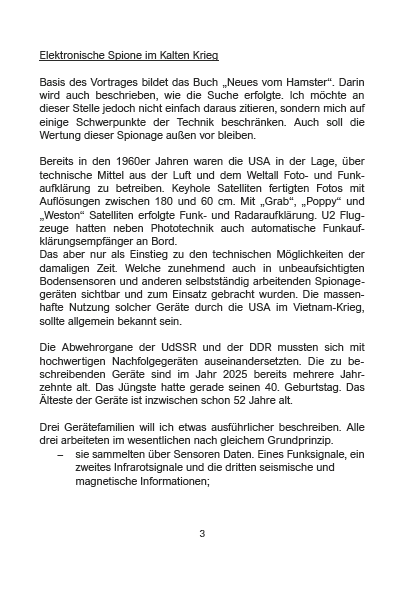 Automatische Aufklärungssysteme der USA im Kalten Krieg