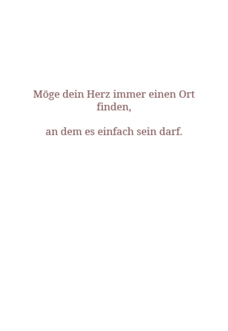 Nach Hause zu mir