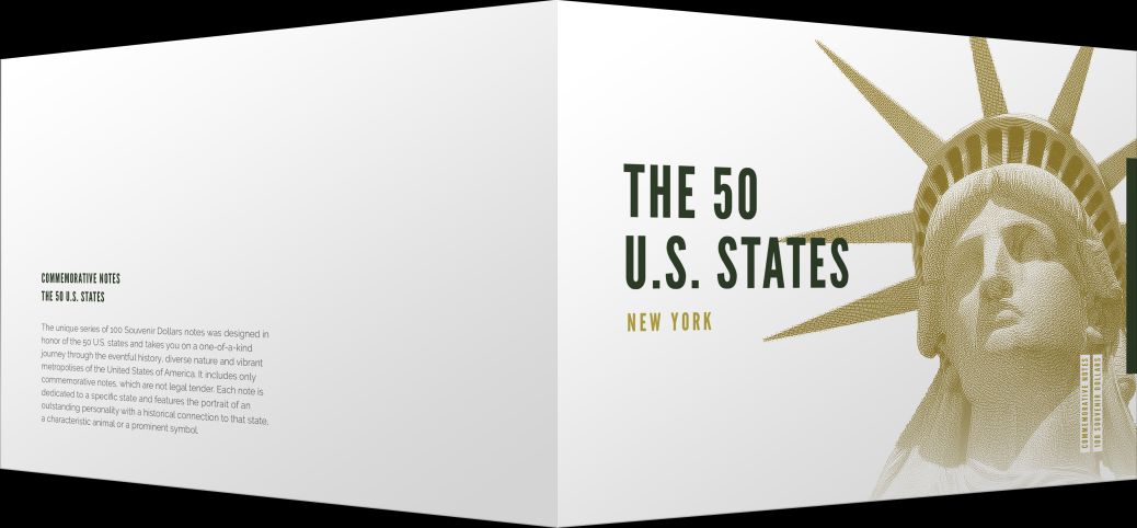 Souvenir note 100 Dollar New York – The state with the Big Apple